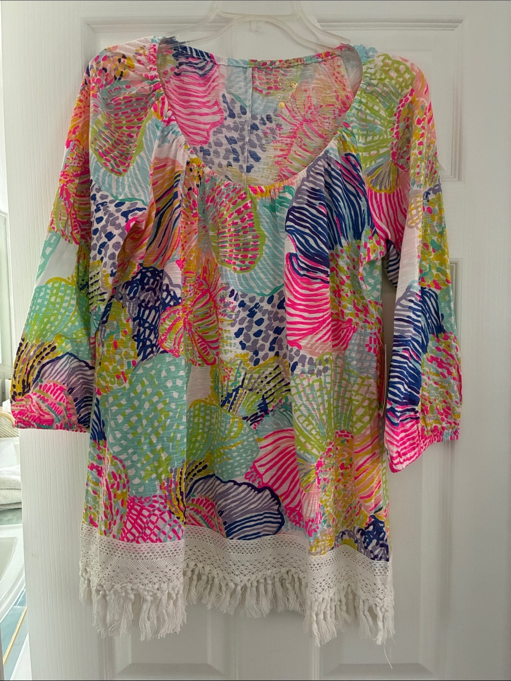 Lilly Pulitzer Alia top. Size L Roar of the Seas. Brand new with tags